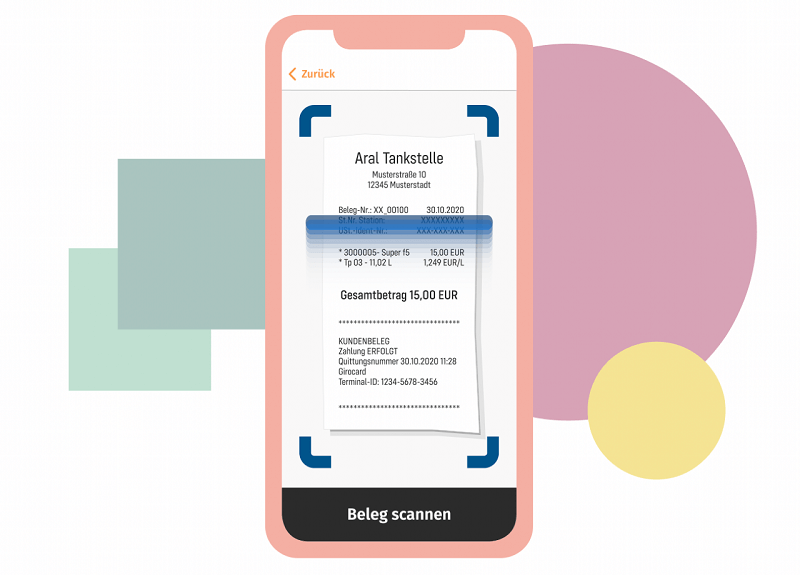 Belege scannen MeinBüro Belegscanner