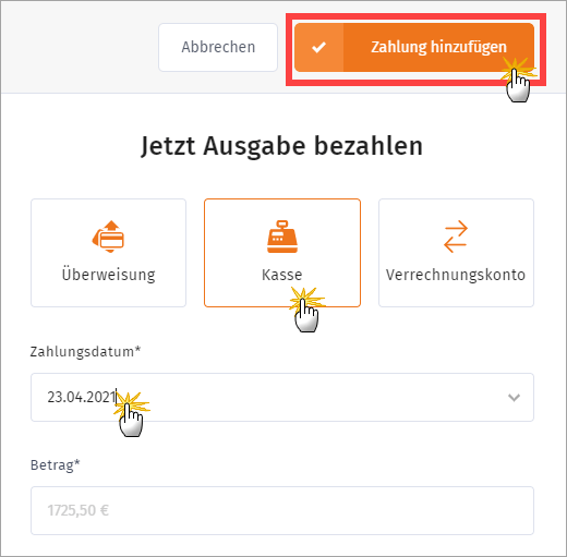 MeinBüro Handbuch für Fortgeschrittene: Ausgaben bearbeiten Schritt 5