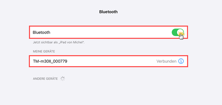 MeinBüro Handbuch für Fortgeschrittene: Bluetooth aktivieren