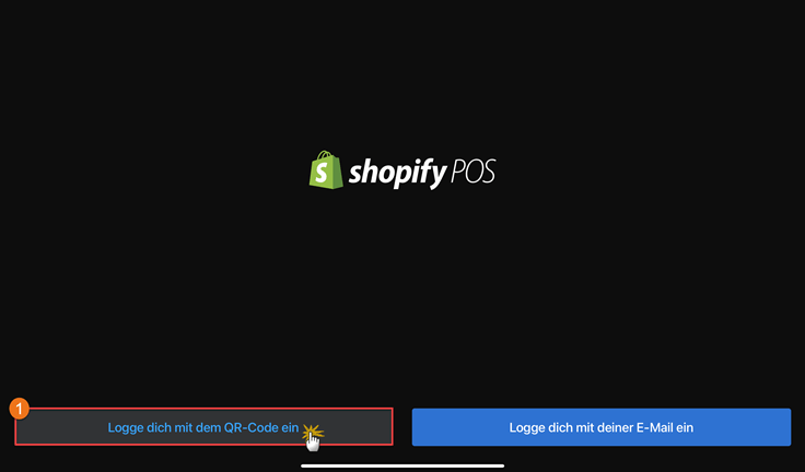 MeinBüro Handbuch für Fortgeschrittene: Shopify POS App Login mit QR Code