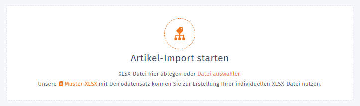 MeinBüro Handbuch für Einsteiger: Artikel-Import starten