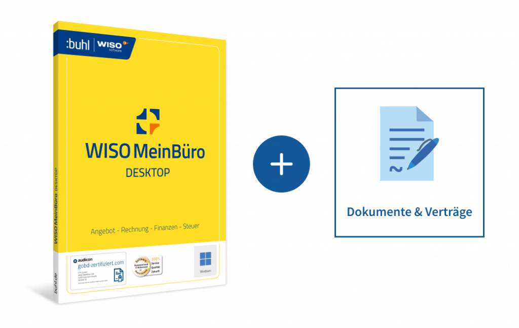 WISO MeinBüro Desktop: Dokumente & Verträge