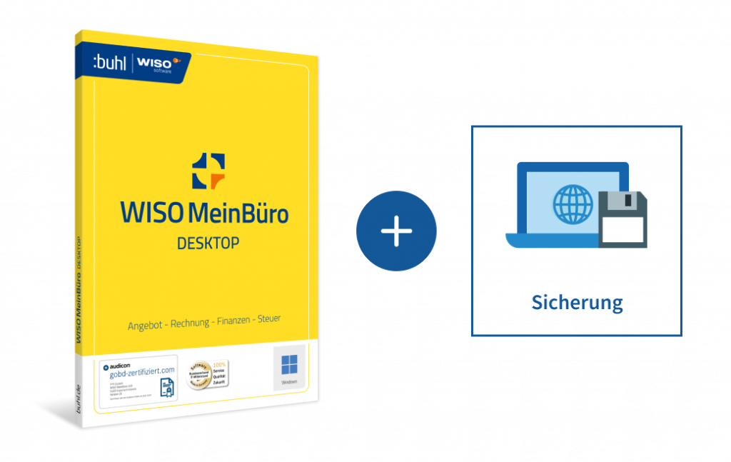 WISO MeinBüro Desktop: Sicherung