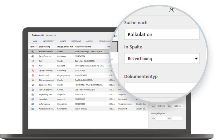 WISO MeinBüro Desktop_Informationssuche