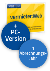WISO vermieter:Web mit Abrechnungsjahr -Packshot