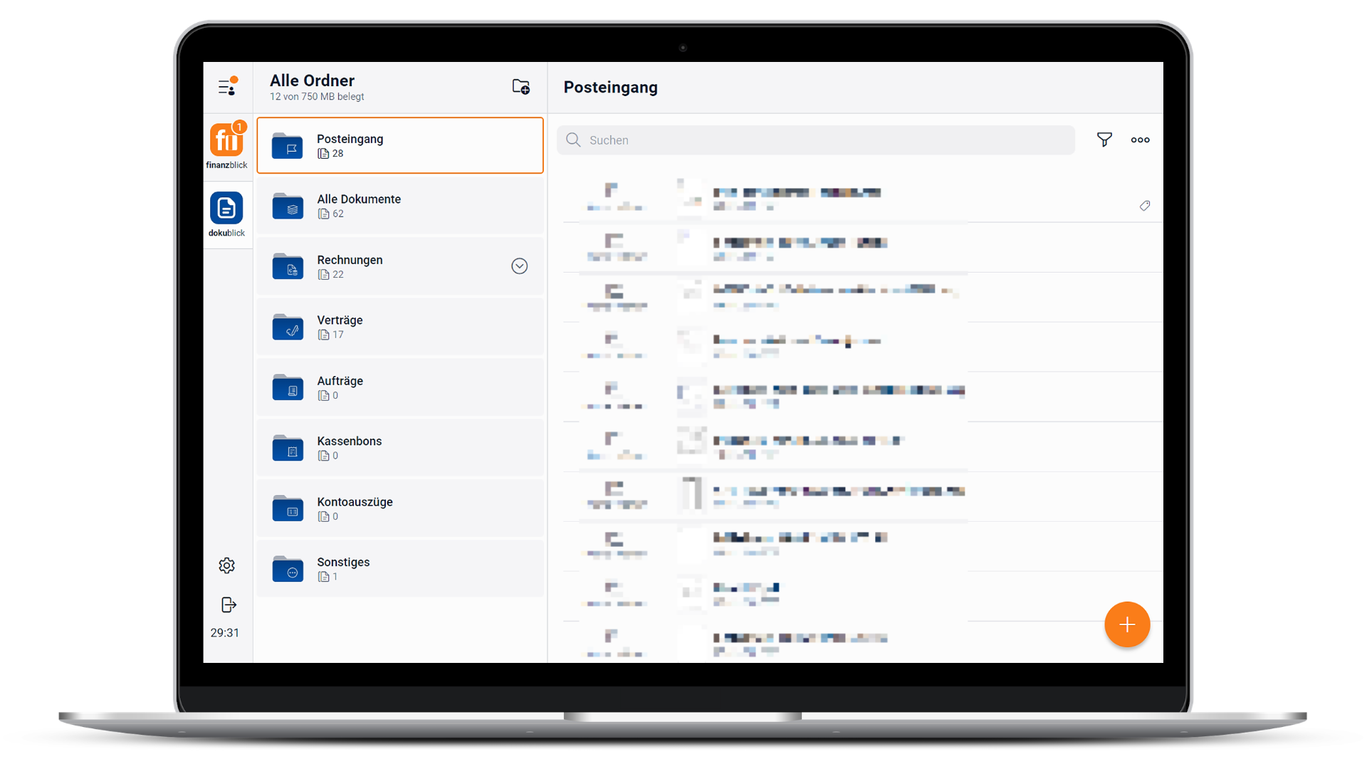 dokublick-verwalte-alle-deine-dokumente-rechnungen-in-finanzblick
