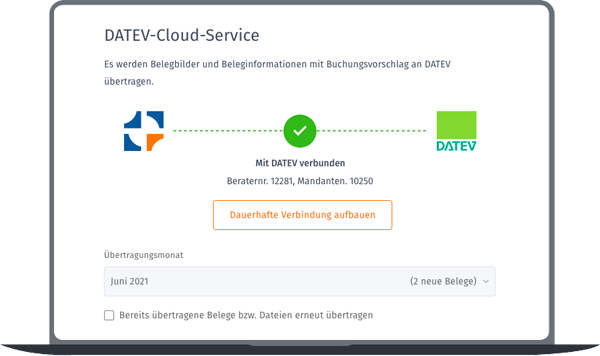 MeinBüro Kanzlei: DATEV Cloud Services