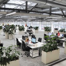 moderne, freundliche Arbeitsbedingungen