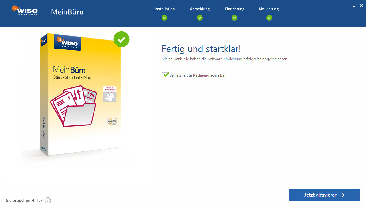 Fertig und startklar!