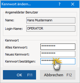 Kennwort ändern