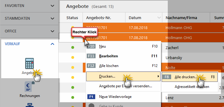 Sammeldruck