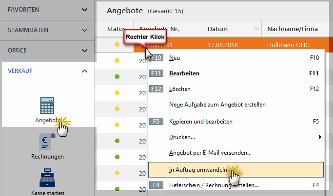 Auftragsbestätigung