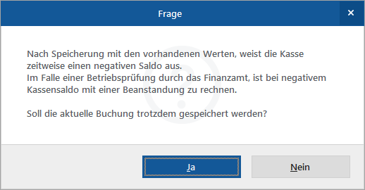 Meldung zur Beanstandung