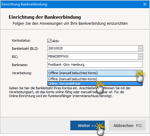Server Online abfrage