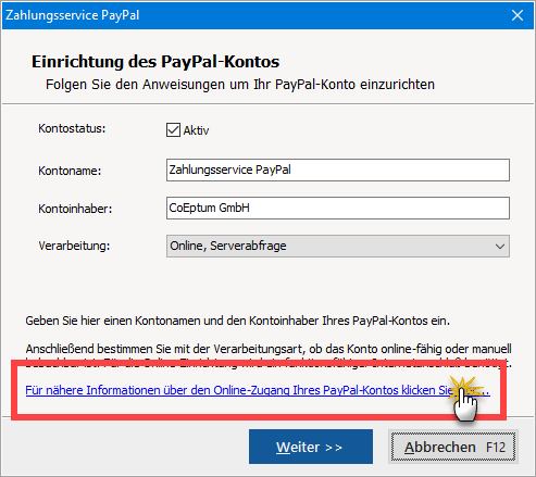 PayPal-Konto hinzufügen
