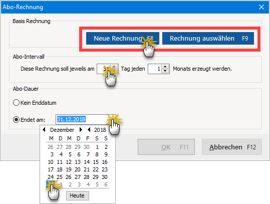 Abo-Rechnung