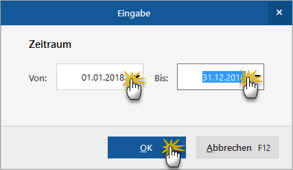 Protokoll Zeitraum