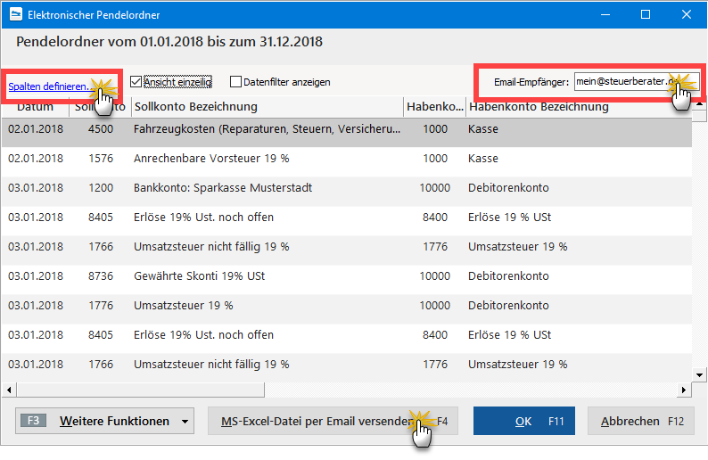 Pendelordner-Email