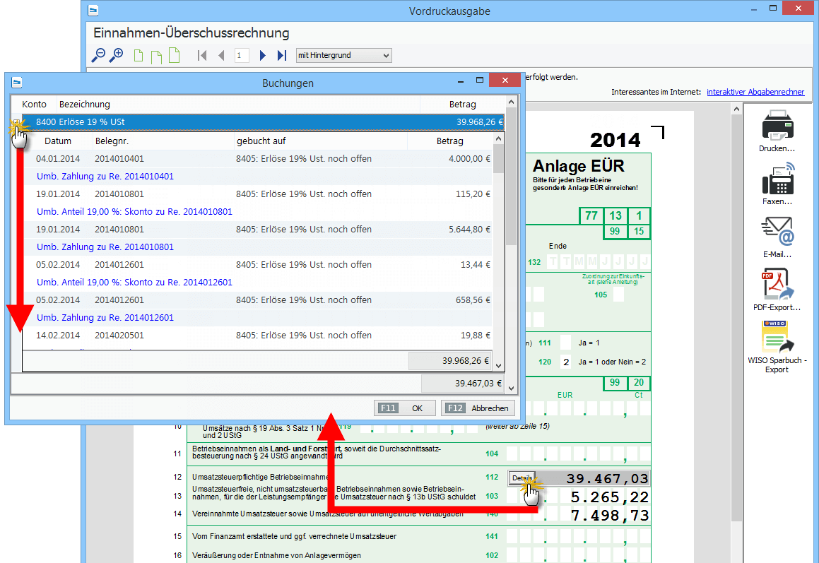 Einnahmenüberschussrechnung (EÜR) So geht