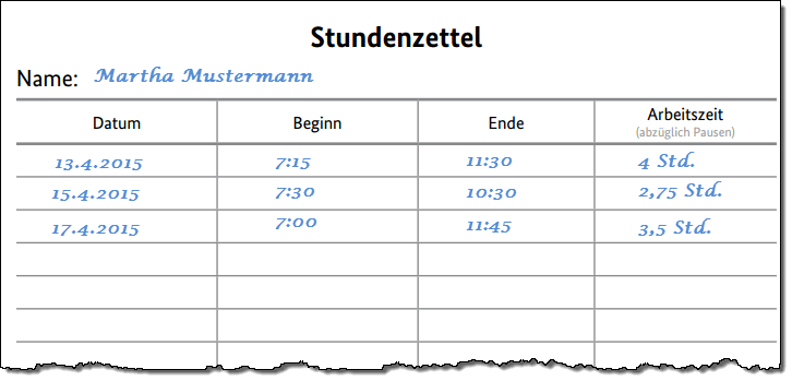 Mindestlohn Aufzeichnungen Wiso Meinburo