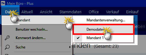 demodaten nachladen