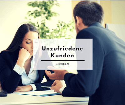 Unzufriedene Kunden