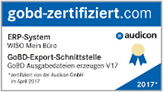 Auszeichnung für die GOBD-zertifizierte Bürosoftware WISO Mein Büro