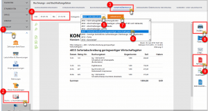 GWG Verzeichnis via Kontenübersicht