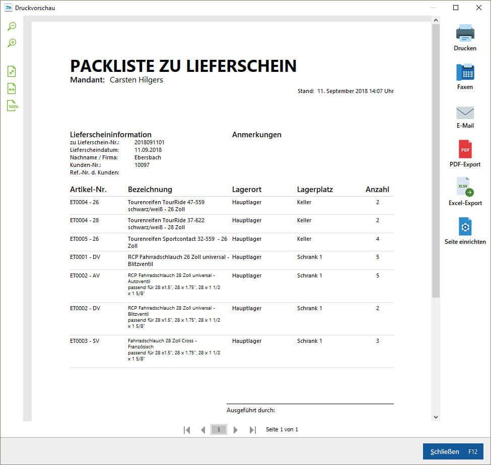 Lagerverwaltung & Lagerverwaltungssoftware | MeinBüro