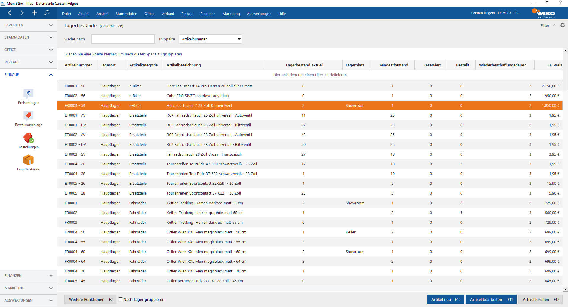 Lagerverwaltung & Lagerverwaltungssoftware | MeinBüro