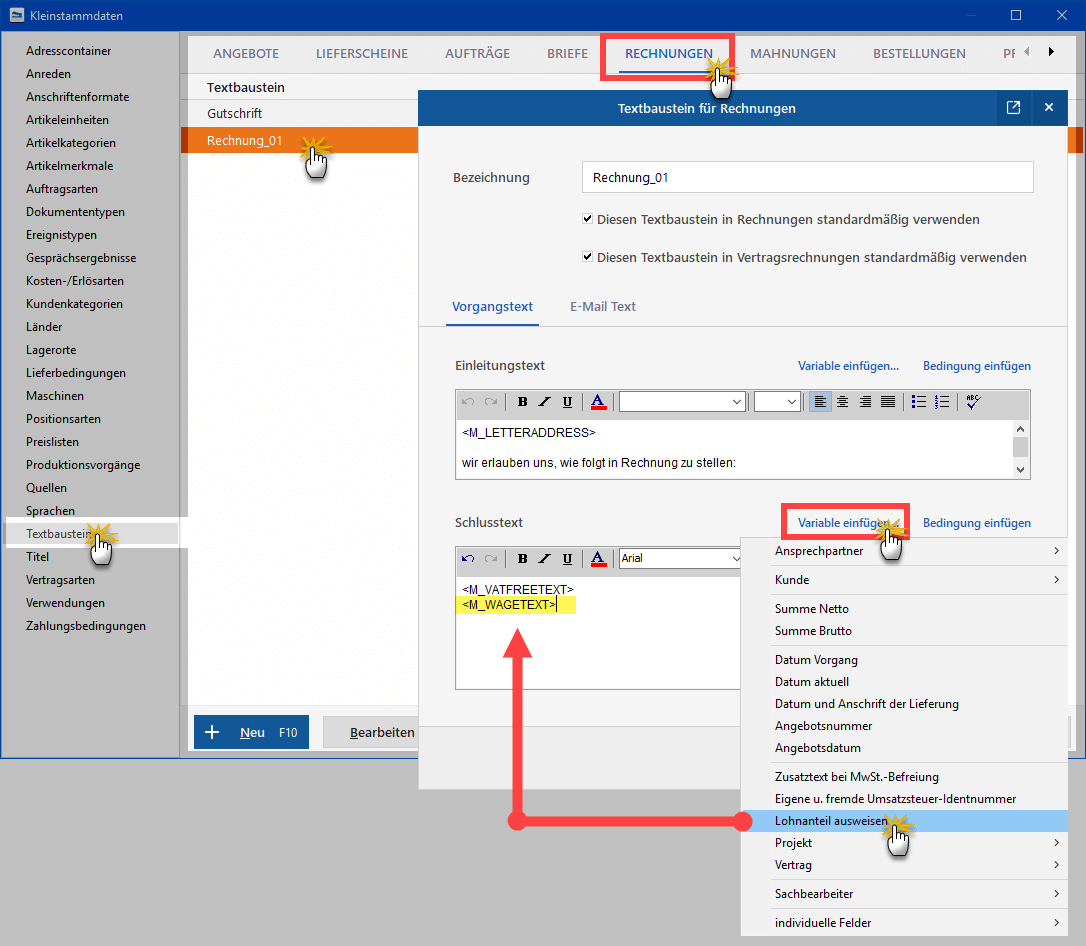 Fertige Online Vorlagen Meinburo Handbuch