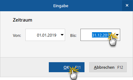 Protokoll Zeitraum