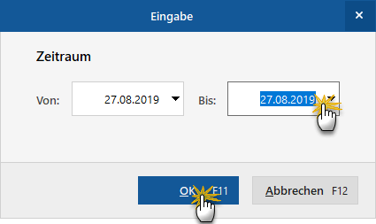 Kassenbericht-Zeitraum