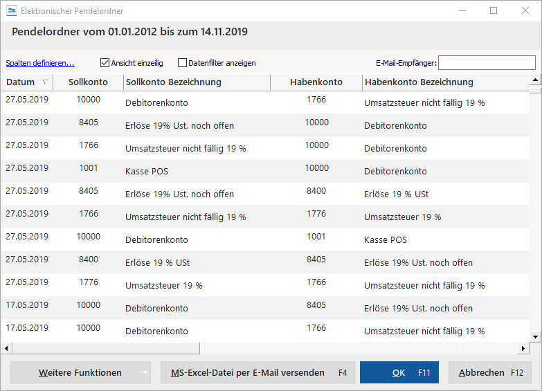 Modul Steuer Pendelordner