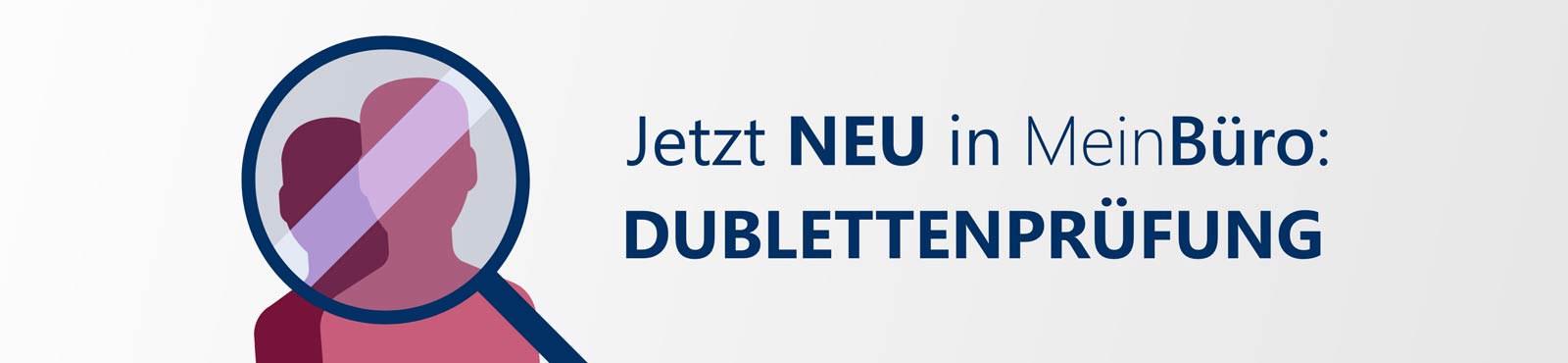 Dublettenprüfung beim manuellen Anlegen von Stammdaten