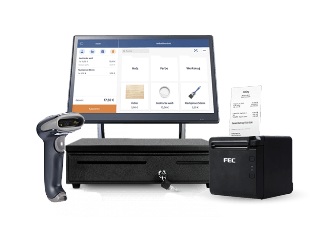 3. Optimale Hardware: FEC Kassenpaktet