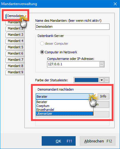 WISO MeinBüro Mandantenverwaltung