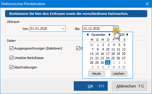 Elektronischer Pendelordner