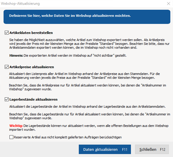 MeinBüro: keine doppelte Datenpflege