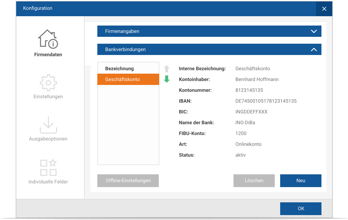 MeinBüro In drei Schritten zum automatischen Zahlungsabgleich