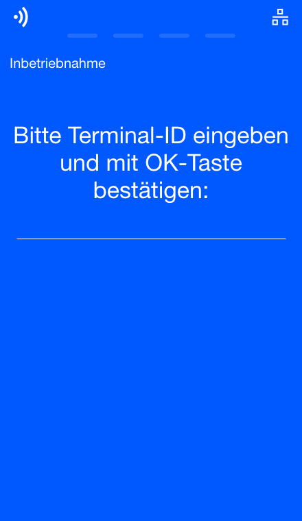 Terminal ID eingeben
