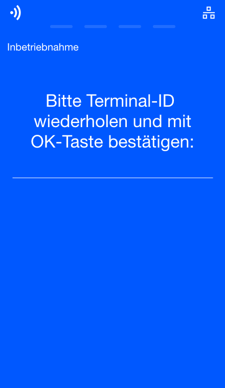 Terminal ID eingeben