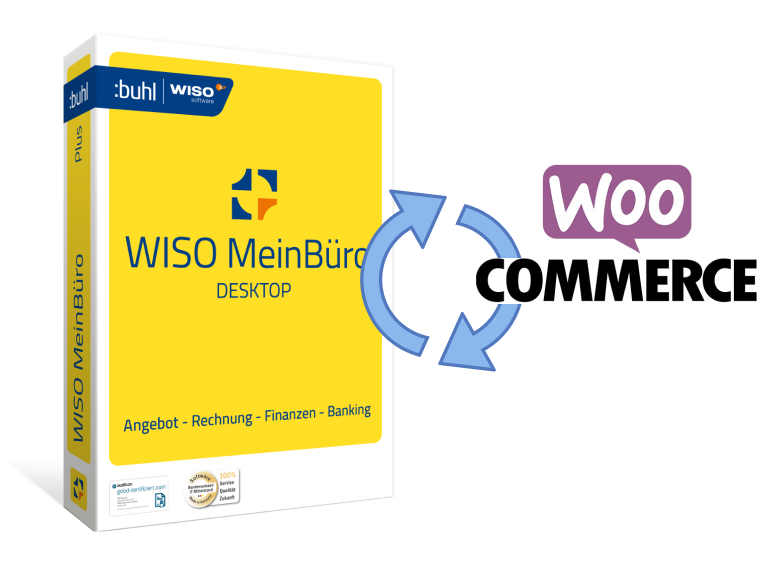 WISO MeinBüro Desktop Schnittstelle zu WooCommerce