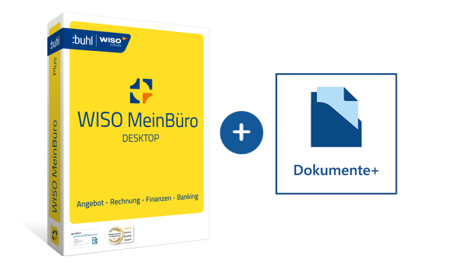 WISO MeinBüro Desktop erweitern mit dem Modul Dokumente
