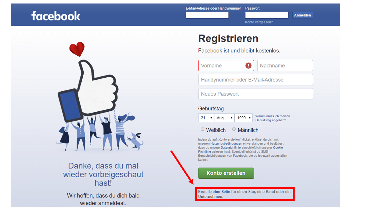 Facebook Seite Fur Den Verein Erstellen So Geht S