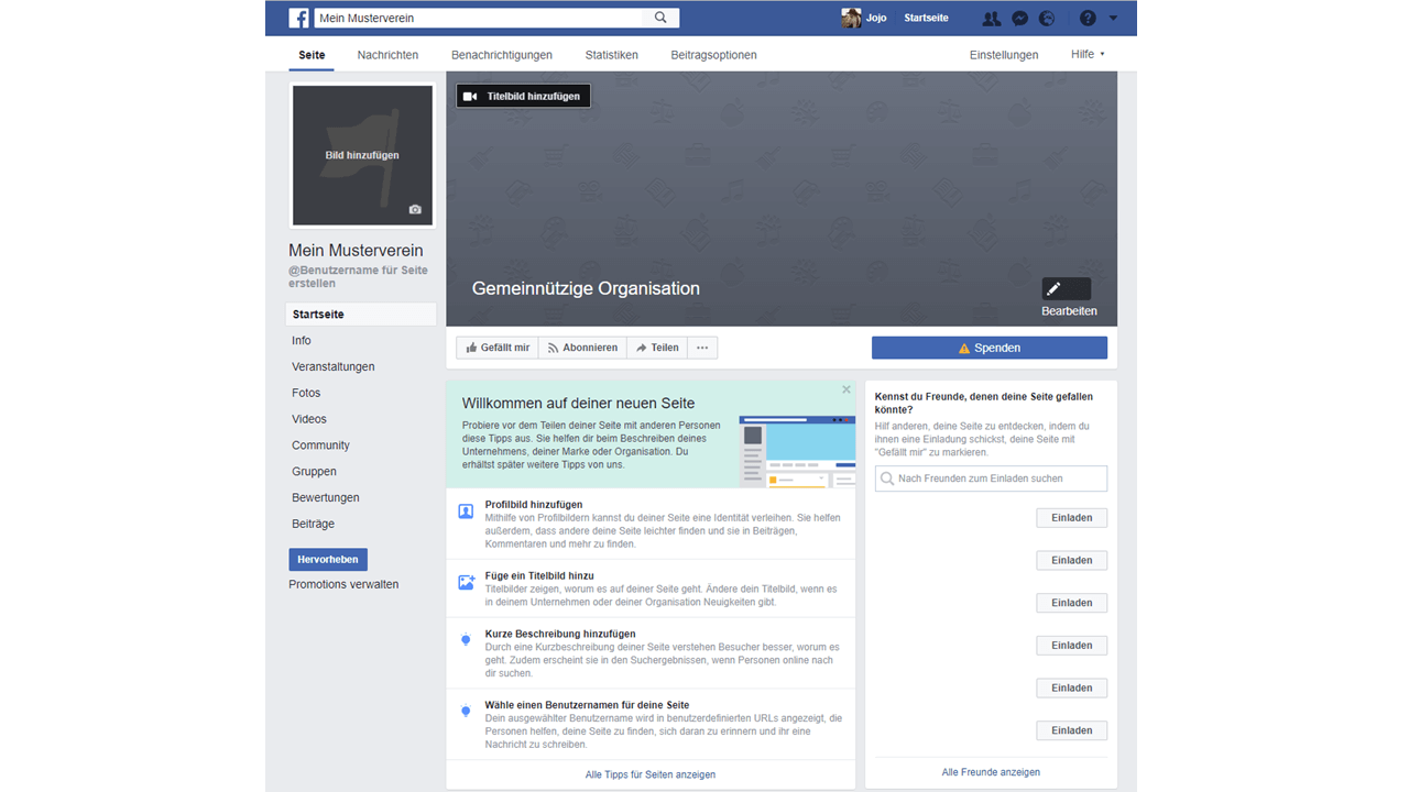 Facebook Seite Fur Den Verein Erstellen So Geht S