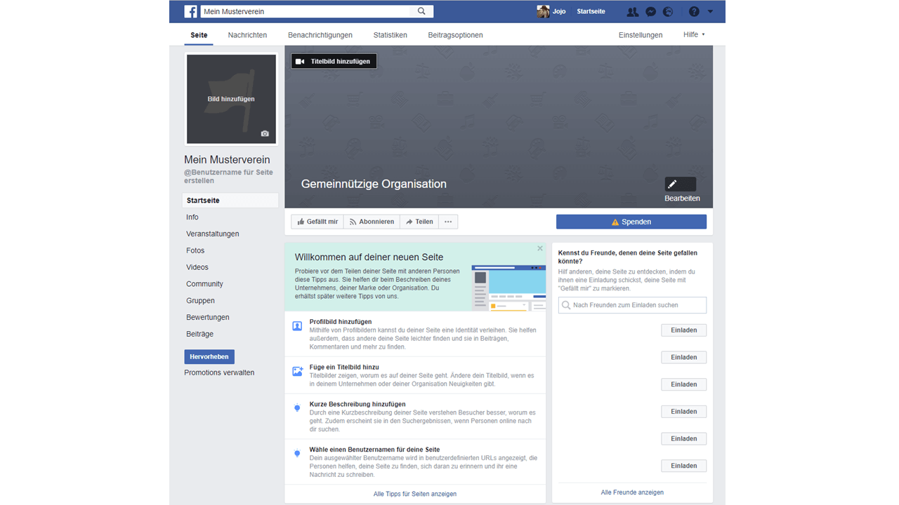Facebook Seite Erstellen Verein Facebook Seite Erstellen Verein