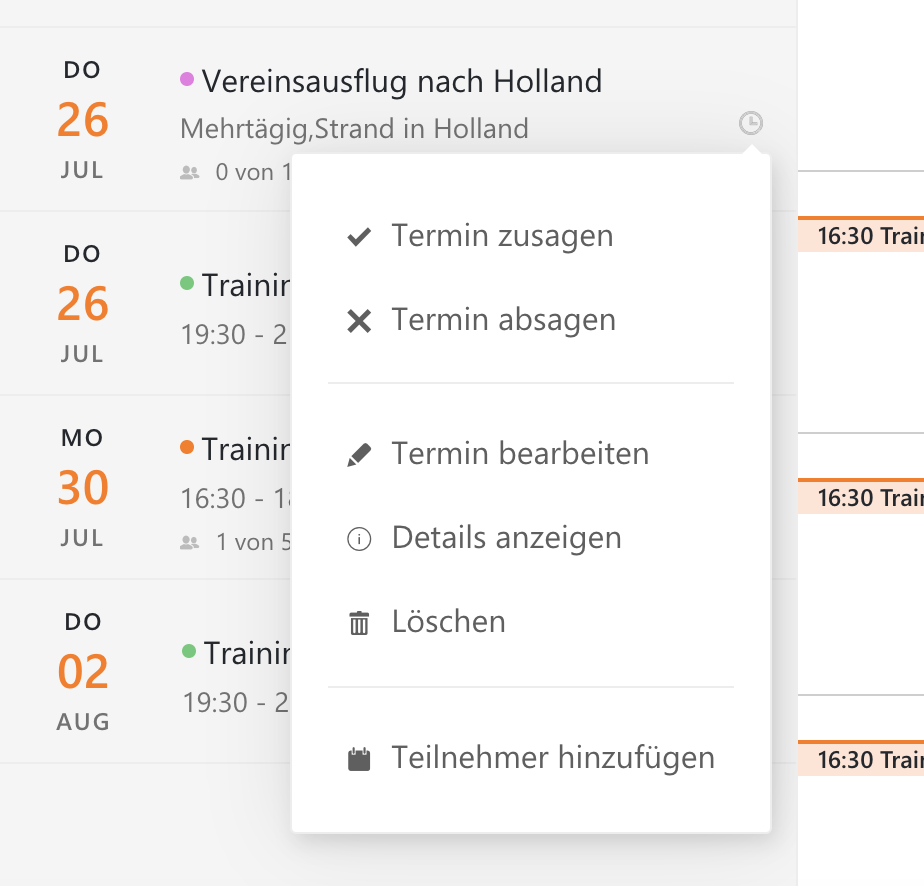 MEINVEREIN TUTORIAL: Vereinsausflug planen mit online Vereinsverwaltung und Kalenderfunktion