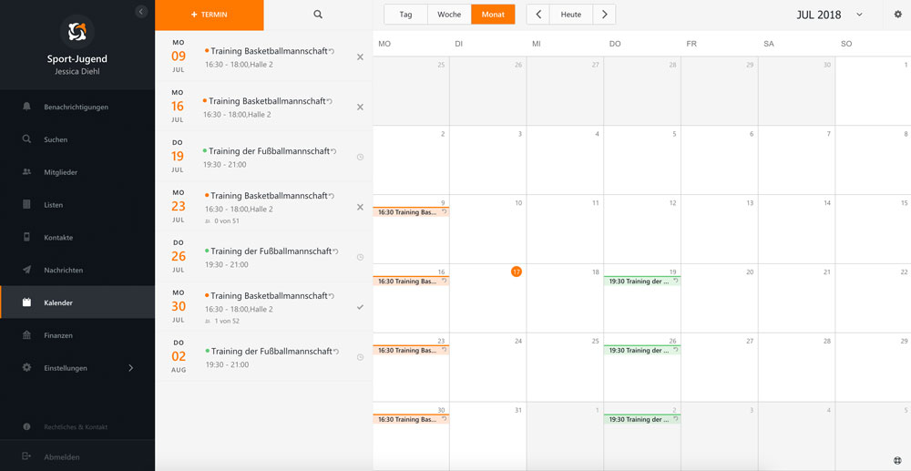 MEINVEREIN TUTORIAL: Vereinsausflug planen mit online Vereinsverwaltung und Kalenderfunktion
