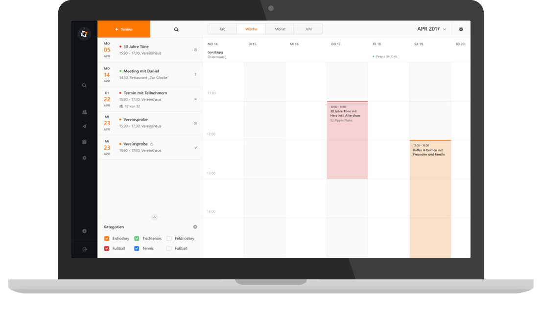 MEINVEREIN Kalender